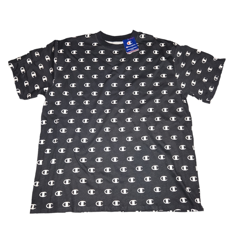 Champion Allover print C logo black